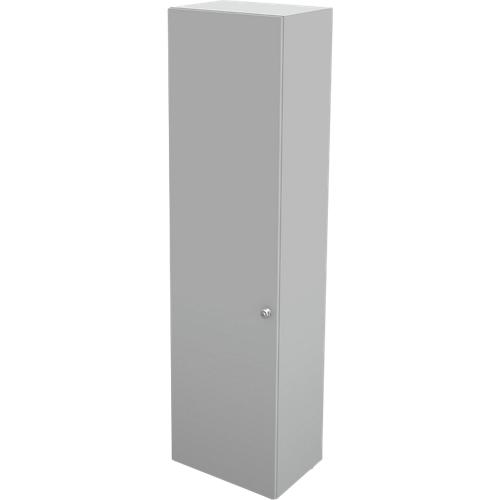 Schäfer Shop Genius Garderobenschrank TETRIS WALL, 2 Fachboden, Türanschlag links, B 600 x T 440 x H 2250 mm, lichtgrau
