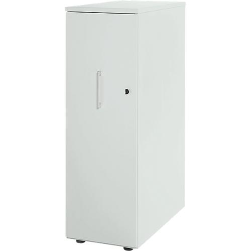 Schäfer Shop Genius Hochcontainer TETRIS WOOD, 3 Schübe + 1 Utensilienauszug, B 424 x T 803 x H 1296 mm, lichtgrau