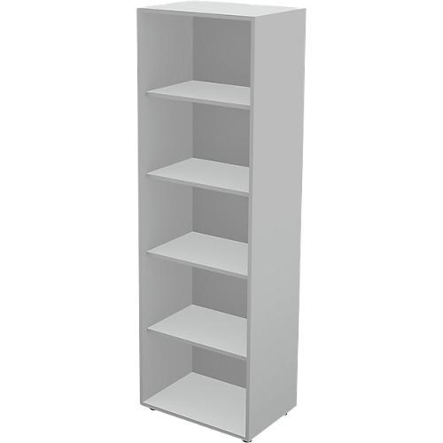 Schäfer Shop Genius Regal TETRIS WALL, 5 Ordnerhöhen, B 600 x T 420 x H 1880 mm, lichtgrau