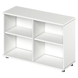 Schäfer Shop Genius Regal TETRIS WOOD, 2 OH, Höhe inkl. Gleiter, B 1200 mm, weiß Schäfer Shop Genius Regal TETRIS WOOD, 2 OH, Höhe inkl. Gleiter, B 1200 mm, weiß
