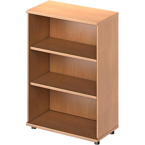 Schäfer Shop Genius Regal TETRIS WOOD, 3 OH, Höhe inkl. Gleiter, B 800 mm, Buche-Dekor