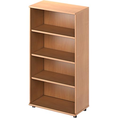 Schäfer Shop Genius Regal TETRIS WOOD, 4 OH, Höhe inkl. Gleiter, B 800 mm, Buche-Dekor