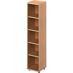 Schäfer Shop Genius Regal TETRIS WOOD, 5 OH, Höhe inkl. Gleiter, B 400 mm, Buche-Dekor Schäfer Shop Genius Regal TETRIS WOOD, 5 OH, Höhe inkl. Gleiter, B 400 mm, Buche-Dekor