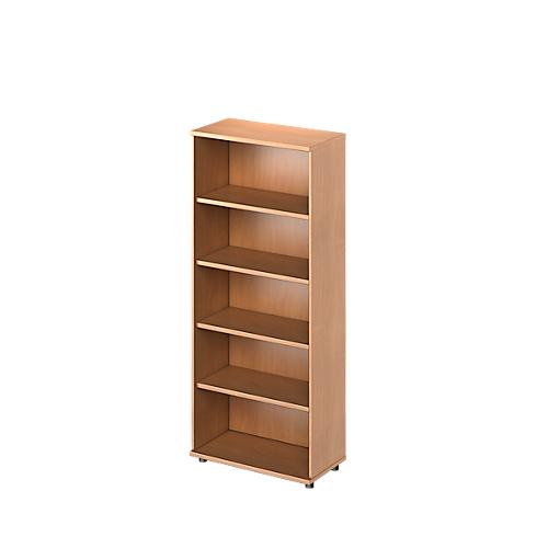 Schäfer Shop Genius Regal TETRIS WOOD, 5 OH, Höhe inkl. Gleiter, B 800 mm, Buche-Dekor