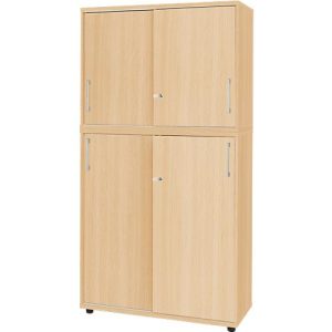 Schäfer Shop Genius Schrankkombination TETRIS WOOD, mit 5 Ordnerhöhen, Platz für bis zu 60 Standardordner, Ahorn-Dekor Schäfer Shop Genius Schrankkombination TETRIS WOOD, mit 5 Ordnerhöhen, Platz für bis zu 60 Standardordner, Ahorn-Dekor
