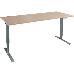 Schäfer Shop Genius Schreibtisch AERO FLEX, elektrisch höhenverstellbar, Rechteck, T-Fuß, B 1600 mm, Eiche/anthrazit + Memorypanel Schäfer Shop Genius Schreibtisch AERO FLEX, elektrisch höhenverstellbar, Rechteck, T-Fuß, B 1600 mm, Eiche/anthrazit + Memorypanel