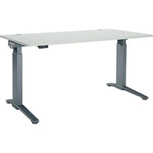 Schäfer Shop Genius Schreibtisch ERGOSTYLE S, Rechteck, elektrisch höhenverstellbar, einstufig, C-Fuß, B 1600 x T 800 x H 715-1182 mm, inkl. Memory Master, lichtgrau/anthrazit Schäfer Shop Genius Schreibtisch ERGOSTYLE S, Rechteck, elektrisch höhenverstellbar, einstufig, C-Fuß, B 1600 x T 800 x H 715-1182 mm, inkl. Memory Master, lichtgrau/anthrazit