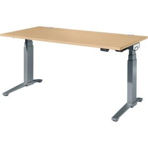 Schäfer Shop Genius Schreibtisch ERGOSTYLE S, Rechteck, elektrisch höhenverstellbar, zweistufig, C-Fuß, B 1600 x T 800 x H 635-1305 mm, inkl. Memory Master, Ahorn/anthrazit Schäfer Shop Genius Schreibtisch ERGOSTYLE S, Rechteck, elektrisch höhenverstellbar, zweistufig, C-Fuß, B 1600 x T 800 x H 635-1305 mm, inkl. Memory Master, Ahorn/anthrazit