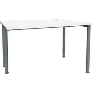 Schäfer Shop Genius Schreibtisch MODENA FLEX, Breite 1200 mm, einseitig verkürzt, weiß/anthrazit Schäfer Shop Genius Schreibtisch MODENA FLEX, Breite 1200 mm, einseitig verkürzt, weiß/anthrazit