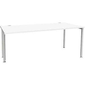 Schäfer Shop Genius Schreibtisch MODENA FLEX, Breite 1800 mm, einseitig verkürzt, weiß Schäfer Shop Genius Schreibtisch MODENA FLEX, Breite 1800 mm, einseitig verkürzt, weiß