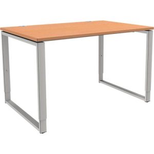 Schäfer Shop Genius Schreibtisch Modena Flex, höheneinstellbar, Rechteckform, Bügelfuß, Breite 1200 mm, Buche-Dekor Schäfer Shop Genius Schreibtisch Modena Flex, höheneinstellbar, Rechteckform, Bügelfuß, Breite 1200 mm, Buche-Dekor