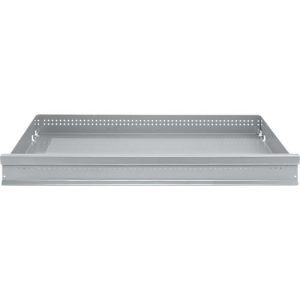 Schäfer Shop Genius Schublade FS, Stahl, B 1281 x T 592 x H 100 mm, Weißalu, bis 50 kg Schäfer Shop Genius Schublade FS, Stahl, B 1281 x T 592 x H 100 mm, Weißalu, bis 50 kg