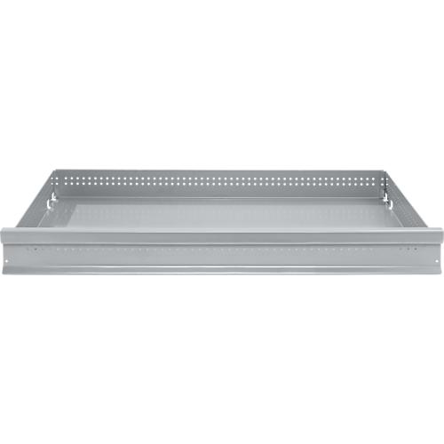 Schäfer Shop Genius Schublade FS, Stahl, B 993 x T 492 x H 100 mm, Weißalu, bis 60 kg