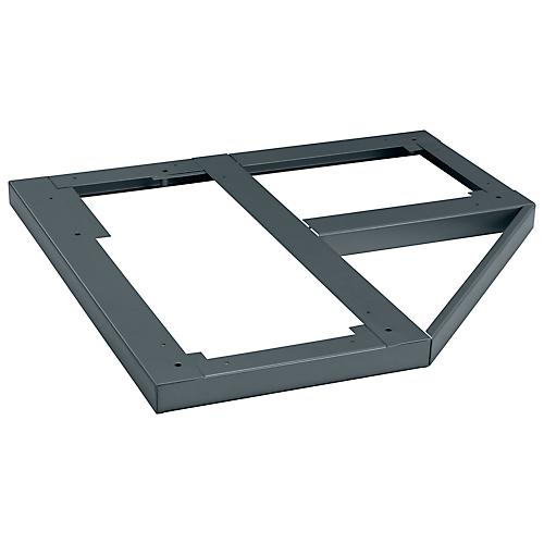 Schäfer Shop Genius Stahlsockel TETRIS WOOD, für Eckschrank B 800 mm, anthrazit
