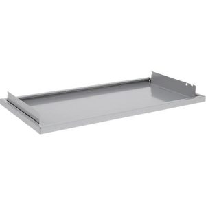 Schäfer Shop Genius Tablarauszug für FS Materialschränke, Stahlblech weißaluminium RAL 9006, B 910 x T 490 x H 80 mm Schäfer Shop Genius Tablarauszug für FS Materialschränke, Stahlblech weißaluminium RAL 9006, B 910 x T 490 x H 80 mm
