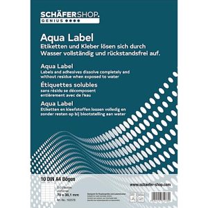 Schäfer Shop Genius Wasserlösliche Etiketten 70,0 x 38,1 mm Schäfer Shop Genius Wasserlösliche Etiketten 70,0 x 38,1 mm