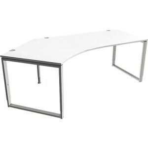 Schäfer Shop Genius Winkelschreibtisch MODENA FLEX, 135°, Bügelfuß, Ansatz links, B, B 2165 mm, weiß Schäfer Shop Genius Winkelschreibtisch MODENA FLEX, 135°, Bügelfuß, Ansatz links, B, B 2165 mm, weiß