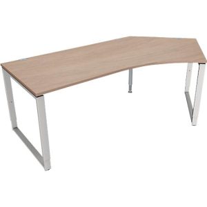 Schäfer Shop Genius Winkelschreibtisch MODENA FLEX, 135°, Bügelfuß, Ansatz rechts, B 2165 mm, Eiche-Dekor Schäfer Shop Genius Winkelschreibtisch MODENA FLEX, 135°, Bügelfuß, Ansatz rechts, B 2165 mm, Eiche-Dekor