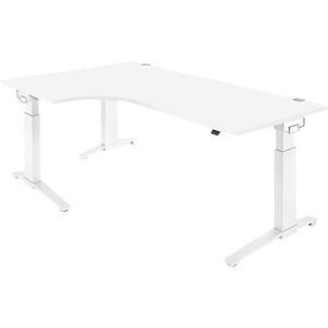 Schäfer Shop Genius Winkelschreibtisch PLANOVA ERGOSTYLE, elektrisch höhenverstellbar, 90° Winkel links, C-Fuß, B 2000 mm, weiß Schäfer Shop Genius Winkelschreibtisch PLANOVA ERGOSTYLE, elektrisch höhenverstellbar, 90° Winkel links, C-Fuß, B 2000 mm, weiß