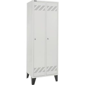 Schäfer Shop Pure Kleiderspind, 2 Abteile, mit Fuß, Zylinderschloss, lichtgrau/lichtgrau Schäfer Shop Pure Kleiderspind, 2 Abteile, mit Fuß, Zylinderschloss, lichtgrau/lichtgrau