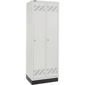 Schäfer Shop Pure Kleiderspind, 2 Abteile, mit Sockel, Zylinderschloss, lichtgrau/lichtgrau Schäfer Shop Pure Kleiderspind, 2 Abteile, mit Sockel, Zylinderschloss, lichtgrau/lichtgrau