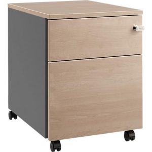Schäfer Shop Pure Rollcontainer 36, Stahl/Holz, 1 Schub, Eiche-Dekor/anthrazit Schäfer Shop Pure Rollcontainer 36, Stahl/Holz, 1 Schub, Eiche-Dekor/anthrazit