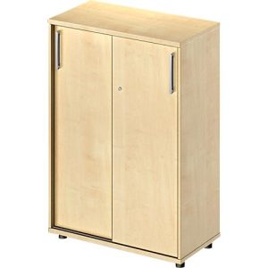 Schäfer Shop Pure Schiebetürenschrank Proplana, 3 Ordnerhöhen, Breite 800 mm, Höhe 1160 mm, Ahorn-Dekor Schäfer Shop Pure Schiebetürenschrank Proplana, 3 Ordnerhöhen, Breite 800 mm, Höhe 1160 mm, Ahorn-Dekor