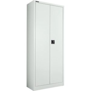 Schäfer Shop Pure Universalschrank, 5 OH, 4 Fachböden, abschließbar, B 800 x T 400 x H 1935 mm, Stahl, lichtgrau RAL 7035/lichtgrau RAL 7035 Schäfer Shop Pure Universalschrank, 5 OH, 4 Fachböden, abschließbar, B 800 x T 400 x H 1935 mm, Stahl, lichtgrau RAL 7035/lichtgrau RAL 7035