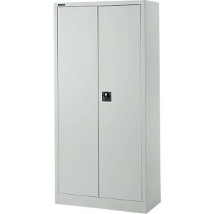Schäfer Shop Pure Universalschrank, recycelter Stahl, 4 Böden, 5 OH, abschließbar, B 800 x T 400 x H 1935 mm, lichtgrau RAL 7035 Schäfer Shop Pure Universalschrank, recycelter Stahl, 4 Böden, 5 OH, abschließbar, B 800 x T 400 x H 1935 mm, lichtgrau RAL 7035