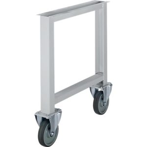 Schäfer Shop Pure Werkbankfuss WFF807L, hellsilber, nicht höhenverstellbar Schäfer Shop Pure Werkbankfuss WFF807L, hellsilber, nicht höhenverstellbar