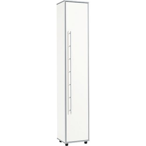 Schäfer Shop Select Aktenschrank Moxxo IQ, Holz, 5 Böden, 6 OH, B 401 x T 362 x H 2166 mm, weiß