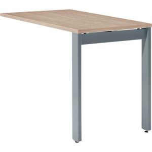 Schäfer Shop Select Ansatztisch LOGIN, 4-Fuß, B 1000 x T 600 x H 740 mm, Eiche/basaltgrau Schäfer Shop Select Ansatztisch LOGIN, 4-Fuß, B 1000 x T 600 x H 740 mm, Eiche/basaltgrau