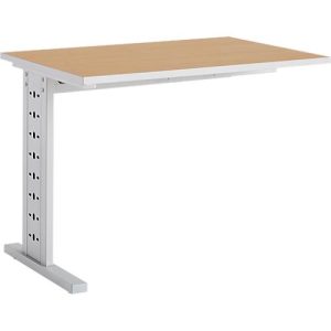 Schäfer Shop Select Ansatztisch Moxxo IQ, Rechteck, C-Fuß, B 1000 x T 600 x H 735 mm, Buche-Dekor Schäfer Shop Select Ansatztisch Moxxo IQ, Rechteck, C-Fuß, B 1000 x T 600 x H 735 mm, Buche-Dekor