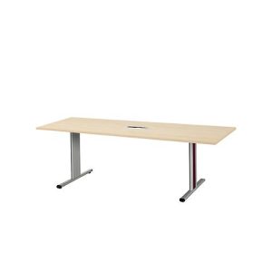 Schäfer Shop Select Besprechungstisch Planova Basic, mit Tischanschlussfeld, Rechteck, T-Fuß, B 2000 x T 800 x H 717 mm, Ahorn/weißaluminium RAL 9006 Schäfer Shop Select Besprechungstisch Planova Basic, mit Tischanschlussfeld, Rechteck, T-Fuß, B 2000 x T 800 x H 717 mm, Ahorn/weißaluminium RAL 9006