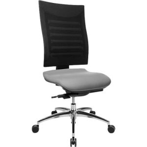 Schäfer Shop Select Bürostuhl SSI Proline S3, ohne Armlehnen, Synchronmechanik, ergonomische Lehne, grau/schwarz Schäfer Shop Select Bürostuhl SSI Proline S3, ohne Armlehnen, Synchronmechanik, ergonomische Lehne, grau/schwarz