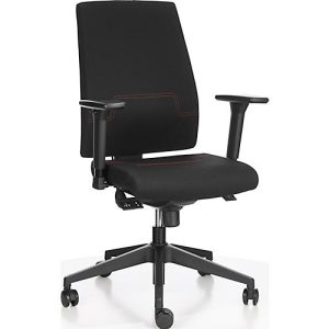 Schäfer Shop Select Bürostuhl T4, mit Armlehnen, Synchronmechanik, Muldensitz, Airpressure-Lordosenstütze, schwarz Schäfer Shop Select Bürostuhl T4, mit Armlehnen, Synchronmechanik, Muldensitz, Airpressure-Lordosenstütze, schwarz