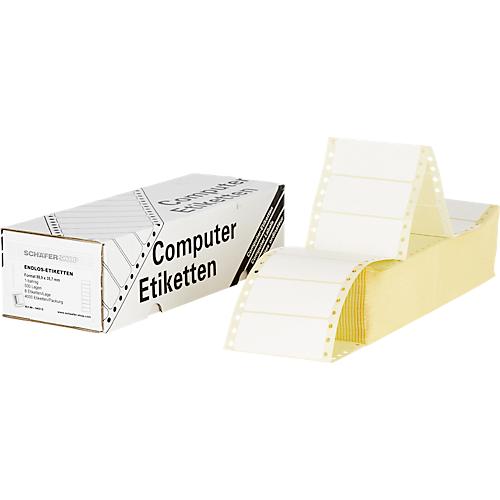 Schäfer Shop Select Endlos-Etiketten, 1-bahnig, 88,9 x 35,7 mm, 4000 Stück