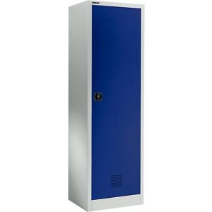 Schäfer Shop Select Garderobenschrank EASY-WEAR, Zylinderschloss, H 1935 mm, lichtgrau/enzianblau RAL 7035/5010 Schäfer Shop Select Garderobenschrank EASY-WEAR, Zylinderschloss, H 1935 mm, lichtgrau/enzianblau RAL 7035/5010