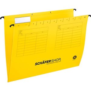 Schäfer Shop Select Hängemappe, DIN A4, Öffnung seitlich, gelb, 25 Stück Schäfer Shop Select Hängemappe, DIN A4, Öffnung seitlich, gelb, 25 Stück