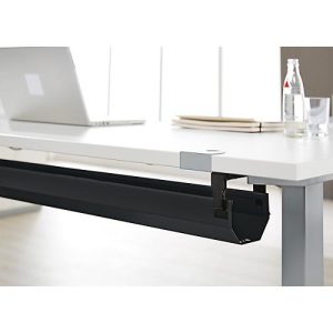 Schäfer Shop Select Kabelkanal, abklappbar, teleskopierbar im Bereich von 1024-1624 mm, Metall, schwarz Schäfer Shop Select Kabelkanal, abklappbar, teleskopierbar im Bereich von 1024-1624 mm, Metall, schwarz