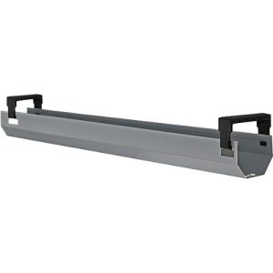 Schäfer Shop Select Kabelkanal, abklappbar, teleskopierbar im Bereich von 1024-1624 mm, Metall, weißaluminium Schäfer Shop Select Kabelkanal, abklappbar, teleskopierbar im Bereich von 1024-1624 mm, Metall, weißaluminium