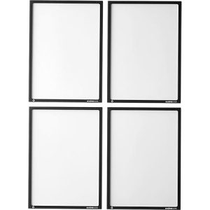 Schäfer Shop Select Magnetrahmen Recycling, für A4-Dokumente, UV-beständige aus bis zu 85% recycelter PET-Folie, schwarz, 4 Stück Schäfer Shop Select Magnetrahmen Recycling, für A4-Dokumente, UV-beständige aus bis zu 85% recycelter PET-Folie, schwarz, 4 Stück