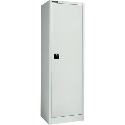 Schäfer Shop Select Materialschrank MS 2506, Leergehäuse, B 600 x T 500 x H 1935 mm, Feinblech, lichtgrau