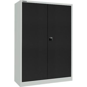 Schäfer Shop Select Materialschrank MS 2512, mit 8 Böden, B 1200 x T 500 x H 1935 mm, lichtgrau/anthrazitgrau Schäfer Shop Select Materialschrank MS 2512, mit 8 Böden, B 1200 x T 500 x H 1935 mm, lichtgrau/anthrazitgrau