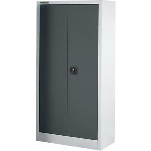 Schäfer Shop Select Materialschrank MSI 16408i , B 800 x T 400 x H 1535 mm, 3 Böden, Stahl, Weißalu/anthrazitgrau Schäfer Shop Select Materialschrank MSI 16408i , B 800 x T 400 x H 1535 mm, 3 Böden, Stahl, Weißalu/anthrazitgrau