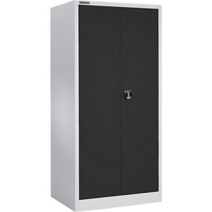 Schäfer Shop Select Materialschrank MSI 2509, 4 Zwischenböden, Zylinderschloss, B 950 x T 500 x H 1935 mm, weißaluminum RAL 9006/anthrazitgrau RAL 7016 Schäfer Shop Select Materialschrank MSI 2509, 4 Zwischenböden, Zylinderschloss, B 950 x T 500 x H 1935 mm, weißaluminum RAL 9006/anthrazitgrau RAL 7016