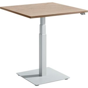 Schäfer Shop Select Monosäulen-Beistelltisch Start Off, elektrisch höhenverstellbar, B 800 x T 800 mm, Eiche-Dekor Schäfer Shop Select Monosäulen-Beistelltisch Start Off, elektrisch höhenverstellbar, B 800 x T 800 mm, Eiche-Dekor
