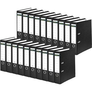Schäfer Shop Select Ordner, DIN A4, Rückenbreite 80 mm, 20 Stück, schwarz Schäfer Shop Select Ordner, DIN A4, Rückenbreite 80 mm, 20 Stück, schwarz
