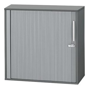 Schäfer Shop Select Querrollladenschrank SET UP, abschließbar, 2 Ordnerhöhen, B 800 x T 420 x H 788 mm, graphit Schäfer Shop Select Querrollladenschrank SET UP, abschließbar, 2 Ordnerhöhen, B 800 x T 420 x H 788 mm, graphit