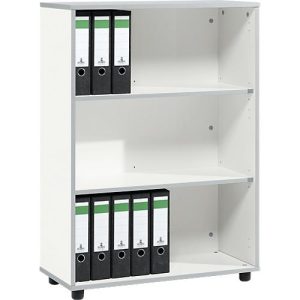 Schäfer Shop Select Regal MOXXO IQ, Holz, 3 Fächer, 3 OH, B 801 x T 362 x H 1115 mm, weiß Schäfer Shop Select Regal MOXXO IQ, Holz, 3 Fächer, 3 OH, B 801 x T 362 x H 1115 mm, weiß